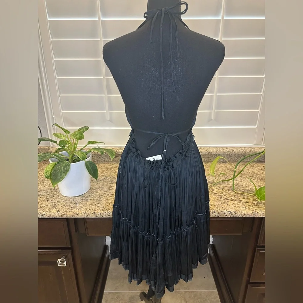 NWT Free People 100 Degrees of Shine Mini Dress, Size medium - Picture 5 of 7